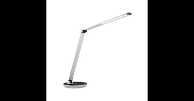 Gupuzm Led Desk Lamp with Clamp - Swing Arm Desk Lamp with 1 LED Cold Light  Bulbs