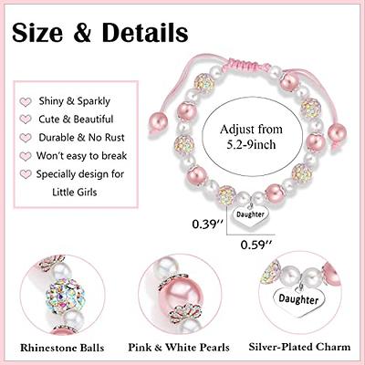 Pink Charm Bracelet for Girls: Adorable Jewelry for Little Ladies Female