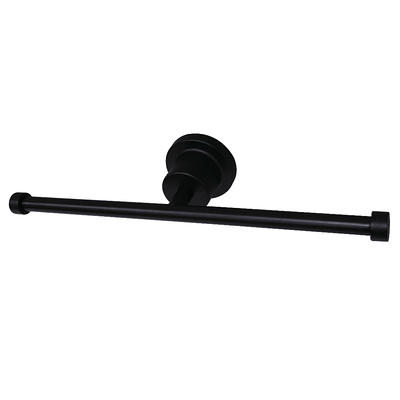 Edenscape Freestanding Toilet Paper Holder with Storage Shelf Matte Black -  Kingston Brass