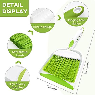 Broom Dustpan Brush Small Dust pan : Mini Broom and Dustpan Set Small Dust  pan and Brush