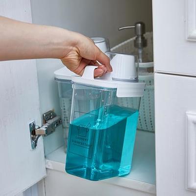 Laundry Detergent Dispenser Liquid Detergent Soap Dispenser for Laundry  Room Organizerion Fabric Softener Storage Container