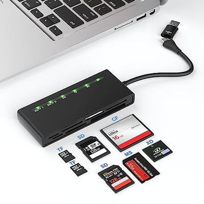 4 in 1 USB-C All In One Multi Memory Card Reader CF Micro SD HC SDXC TFLASH  MS