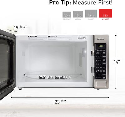  Farberware Countertop Microwave 1100 Watts, 1.2 cu ft - Smart  Sensor Microwave Oven With LED Lighting and Child Lock - Perfect for  Apartments and Dorms - Easy Clean Black Interior, Stainless