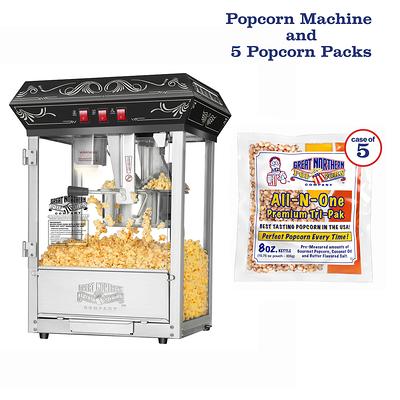 Nostalgia 1.25 Cups Oil Popcorn Machine Popcorn Maker Cart at