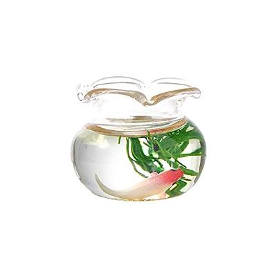 Miniature Fish Bowl Dollhouse Fish Tank 1: 12 Miniature Glass