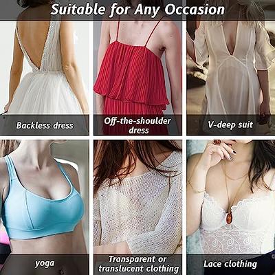 Adhesive-Free Nipple Covers for Women Reusable Breast Pasties Ultra Thin  Invisible silicone bra : : Clothing, Shoes & Accessories