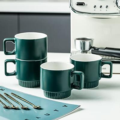 Sagaform Coffee and More Espresso Mug, 3 Ounces, 4-Pcs - Green