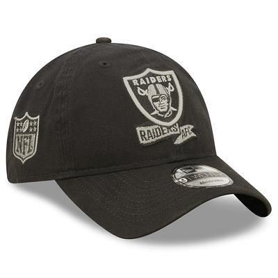 Women's Las Vegas Raiders New Era White 2023 Sideline Cuffed