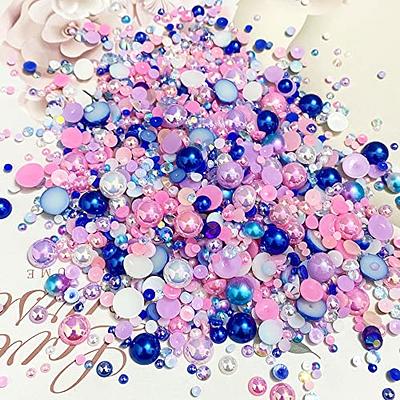 4000pcs/2 Box Glass Nail Rhinestones Kit Nail Gems Black/Gold Flat-back  Round Beads Charms for Crafts Nail Art DIY 6 Mixed Size*