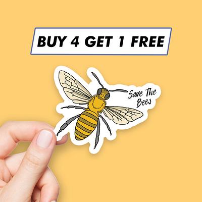 Cute Save The Bees Sticker Honey Bee Quote Stickers Laptop Aesthetic  Computer Water Bottle Decals - Yahoo Shopping