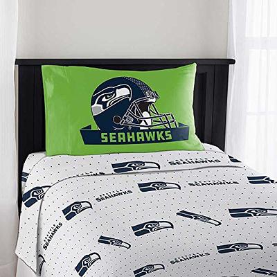 Seattle Seahawks Slanted Stripe 4-Piece Twin Bed Set