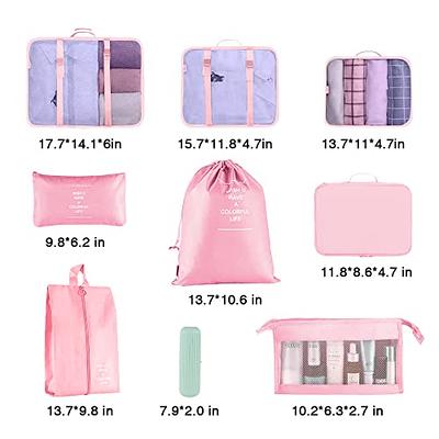  Blibly Packing Cubes for Suitcase, 9 PCS Lightweight