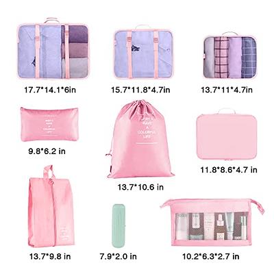 Blibly Packing Cubes for Suitcases, Luggage Organizer Bags for Travel  Accessories, Travel Bags Organizer for Luggage, Suitcase Organizer Bags Set  for