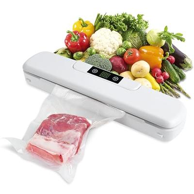 FoodSaver Vacuum Sealing Machine | PowerVac Compact Vacuum Sealer |  Vertical Storage | Stainless Steel & Black | VS0150