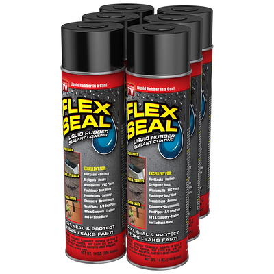 Flex Seal 14-fl oz Black Aerosol Spray Waterproof Rubberized