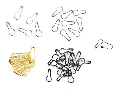 600PCS Safety Pins, Colorful Metal Knitting Bulb Pins with Storage Box 15  Colors