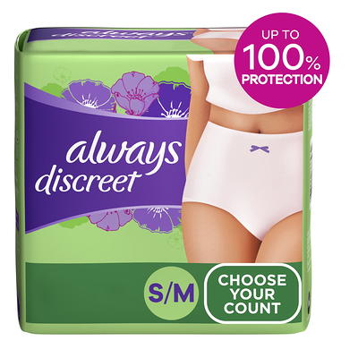 Always Discreet Adult Incontinence Underwear for Women, XXL, 13 CT - Yahoo  Shopping