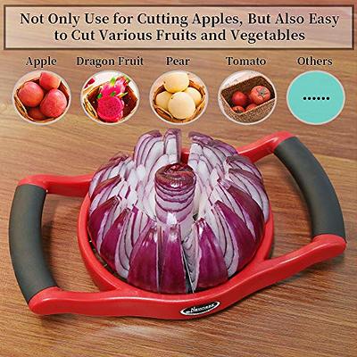 FASLMH Apple Slicer Corer, 16-Slice Durable Heavy Duty Apple Slicer Corer,  Cutter, Divider, Wedger, Integrated Design Fruits & Vegetables Slicer for