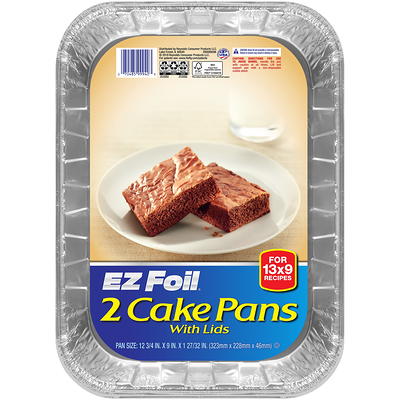 EZ Foil Cake Pans, Round, 8 inch, 3 Count 