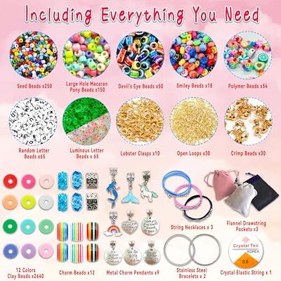 leitait Toys Bracelet Making Kit -3100pcs Beads for Charm Jewelry Making Kit  Supplies DIY Arts Halloween and Christmas Party Favors Crafts for Kids Girl  Toys Age 6-7,8-12 Teens Girl Gifts - Yahoo Shopping