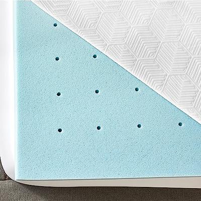 Bodipedic Essentials 3 Inch Memory Foam Mattress Topper, Gel Infused  Mattress Topper, Cooling Circular-Knit Cover Included, CertiPUR-US  Certified Foam, White - Yahoo Shopping