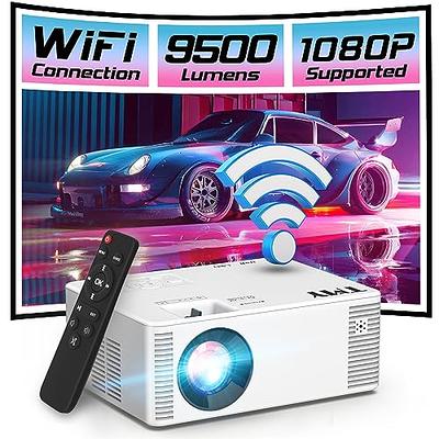 Mini Projector for iPhone, ELEPHAS 2020 WiFi Movie Projector with