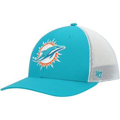 Men's Pro Standard White/Aqua Miami Dolphins 2Tone Snapback Hat