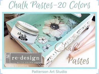 Chalk Paste - 20 Colors Re-Design With Prima For Stenciling Silk