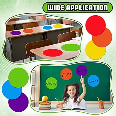  120 Pcs 6 Inch Colorful Dry Erase Dots Dry Erase Circles For  Tables Vinyl Dry Erase Stickers Removable Whiteboard Sticker Spots Wall  Decals For School Classroom Teachers Students Desk Activities