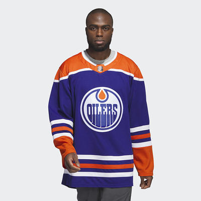 Lids Edmonton Oilers adidas Home Authentic Pro Jersey - Orange