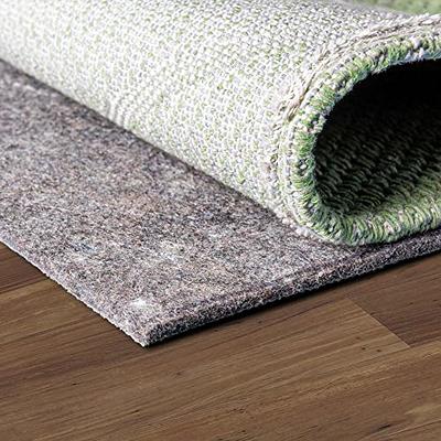 Non Slip Rug Pad Grippers - 4x6, 1/8 Thick, (Felt + Rubber) Double Layers  Area Carpet Mat Tap, Provides Protection and Cushioning for Hardwood or