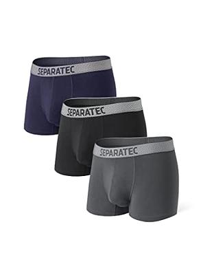 Separatec Men's Dual Pouch Underwear Single-Sided Moisture