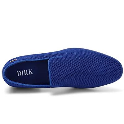  Dirk Dress Shoes for Men Tuxedo Shoes Slip-On Loafer Casual  Oxford Shoes Fashion Lightweight Black