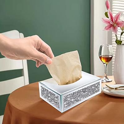 Countertop Napkin Holder Crushed Diamond Toilet Paper Towel Roll