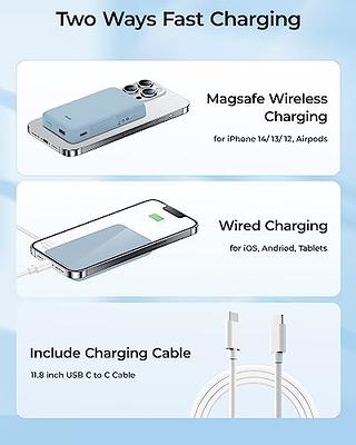 20000mAh Magnetic Power Bank MagSafe Battery Pack For iPhone 15/14/13/12