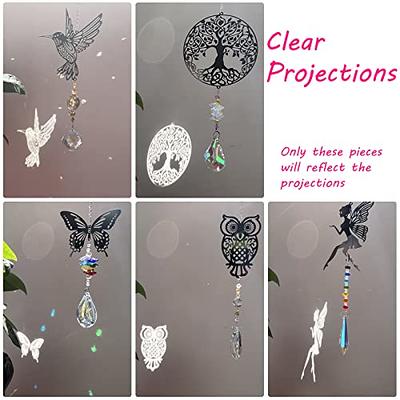 Crystal Suncatchers with Prisms Hanging Window Sun Catcher Decor Indoor Rainbow  Maker Ornament Owl Hummingbird Butterfly Prism Suncatchers Gift, Pack of 5  (Silver) - Yahoo Shopping