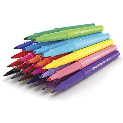 Paper Mate Flair Porous Point Pens Medium Point 0.7 mm Assorted Ink Colors  Pack Of 24 Pens - Office Depot