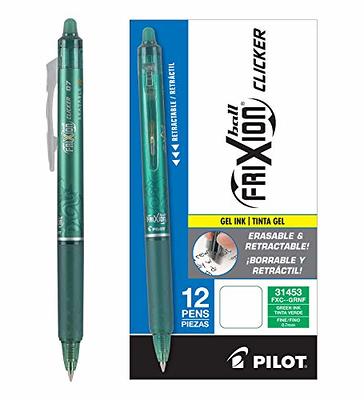 Pilot FriXion Extra-Fine Point Synergy Clicker Erasable Gel Ink Pens - Black - 3 Pack