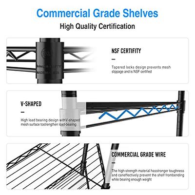 Chrome Wire Fan Shape Corner Shelving - 4 Shelves