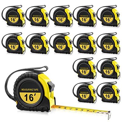 Kanayu 12 Pcs Tape Measure Bulk 25ft Retractable Easy Read Measuring Tape  with Fractions 1/8 Measurement - Yahoo Shopping