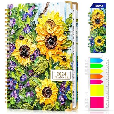 2024 Planner Pro 5.8 x 8.3 - Undated Planner 2024 Calendar 12 Month  Planner, Weekly & Daily Planner 2024-2025 - A5 - Black - Productivity Store  - Yahoo Shopping