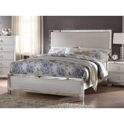 Louis Philippe III Eastern King Bed in Platinum - Acme Furniture