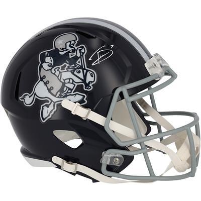 Dak Prescott Black Dallas Cowboys Autographed Riddell Matte Speed Mini  Helmet