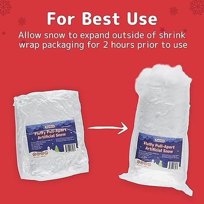 PREXTEX Pull-Apart Artificial Snow (1000g / 35oz) - Fake Snow Decoration -  Instant Snow Cotton Cloud Fluff - Fake Snow Decor - Christmas Village Sets  and Accessories - White Christmas Decorations - Yahoo Shopping