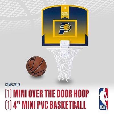 Franklin Sports NBA Indiana Pacers Mini Over The Door Basketball Hoop -  Kids Indoor Mini Basketball Hoop