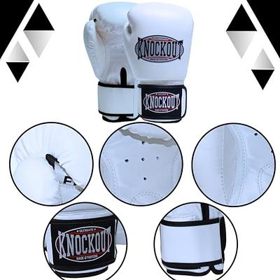 REX Leather Boxing Gloves Training Sparring Bag Professional MMA  Adults/Kids