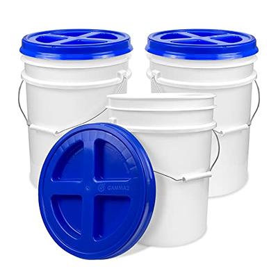 5-Gallon Food-Safe Plastic Buckets