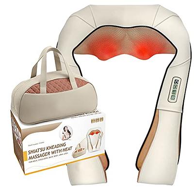 Shiatsu Neck and Shoulder Massager, Back Massager with Heat - Gifts for  Men/Women/Mom/Dad - Deeper Tissue 4D Kneading Massage for Shoulder, Neck  and Back, Use at Home, Office, Car - Yahoo Shopping