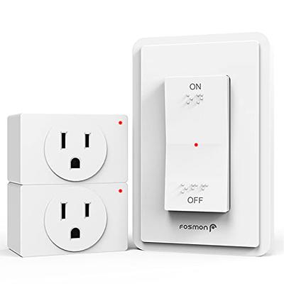 BLACK + DECKER 3-Pack Grounded Indoor Wireless Remote Outlets