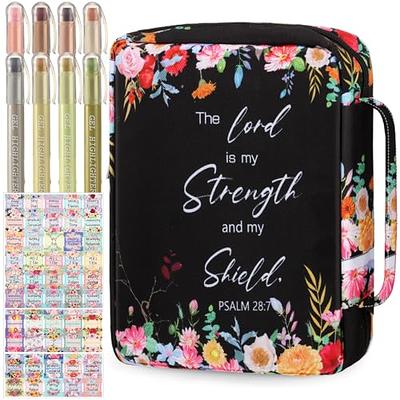 Bible Covers Bible Case For Women Girls Bible Book Carrying Bag Kids Scripture  Case Bag Bible Protective With Handle Pockets Zippered Pocket